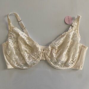 NWT Cacique Full Coverage Shear Lace Underwire Bra